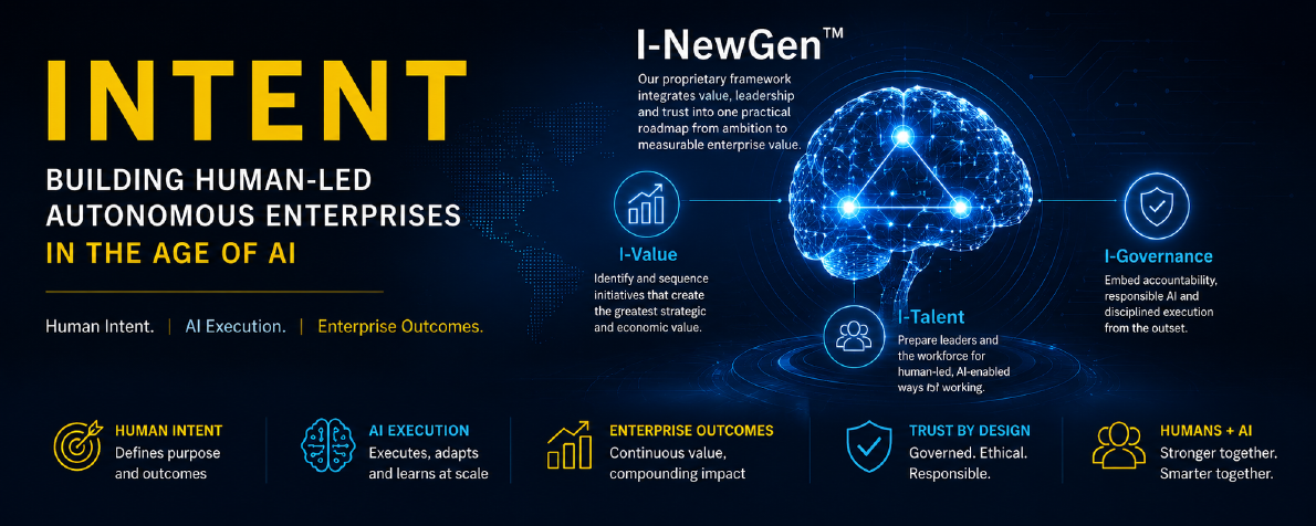 Intent framework for human-led autonomous enterprises in the age of AI